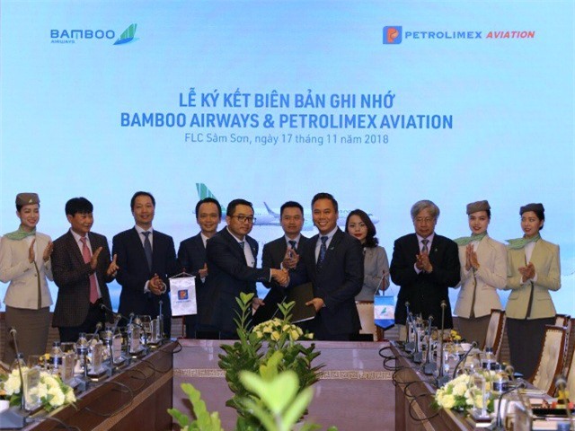 Petrolimex cam kết hỗ trợ, đồng hành cùng Bamboo Airways