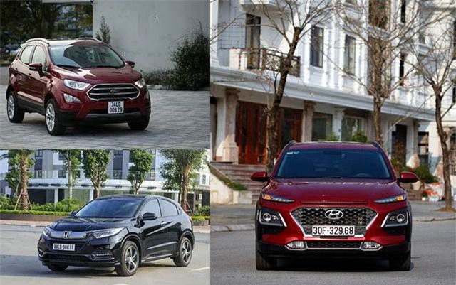 Cùng phân khúc, chọn Ford EcoSport, Honda HR-V hay Hyundai Kona?