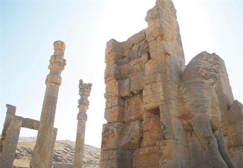 Một góc của phế tích Persepolis.