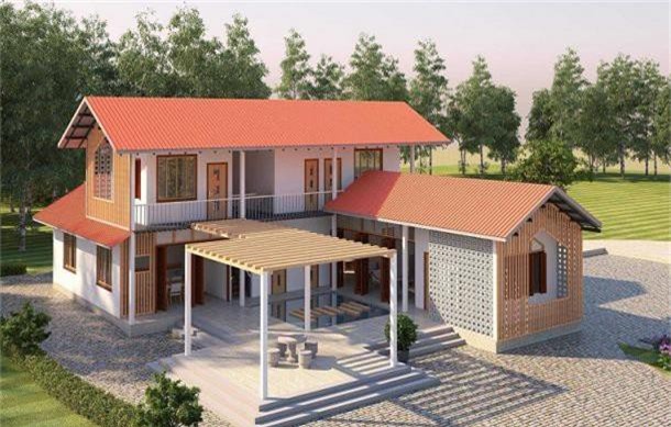 Những mẫu nhà tuyệt đẹp và gần gũi nông thôn miền Bắc - ảnh 7