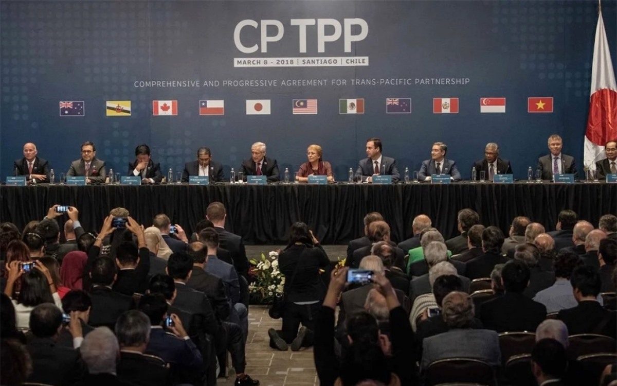 Hội nghị CPTPP vào tháng 3/2018. Ảnh: Tân Hoa xã.