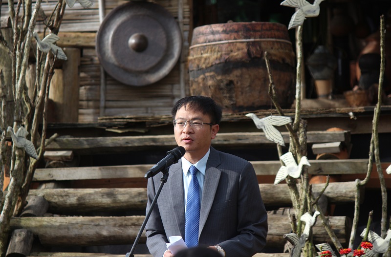 Ông Đặng Quang Tú – Chủ tịch UBND TP Đà Lạt, phát biểu khai mạc.