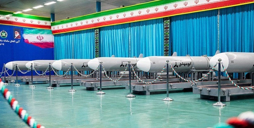 Hải quân Iran vừa tiếp nhận tên lửa hành trình Abu Mahdi tích hợp trí tuệ nhân tạo. Ảnh: SOFREP