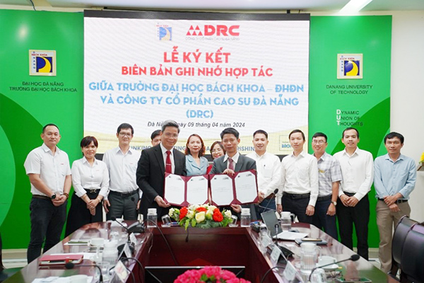 Ký kết hợp tác giữa DRC và DUT ngày 9/4.