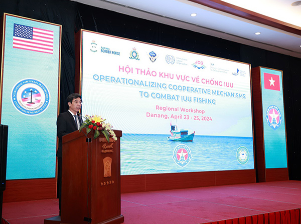 Phó Chủ tịch UBND TP Đà Nẵng Trần Chí Cường phát biểu tại hội thảo.