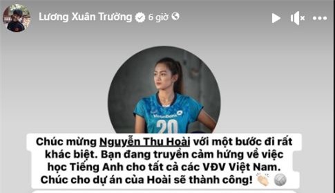 Xuân Trường tag tên Thu Hoài 