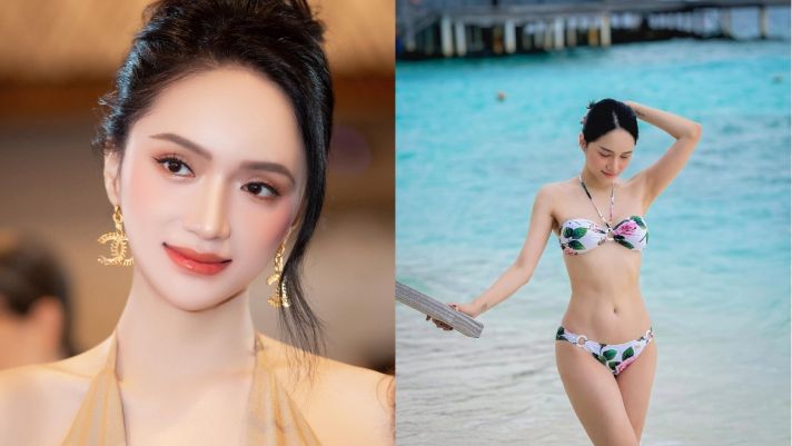 Hương Giang diện bikini gợi cảm khoe trọn vóc dáng nuột nà khiến dân