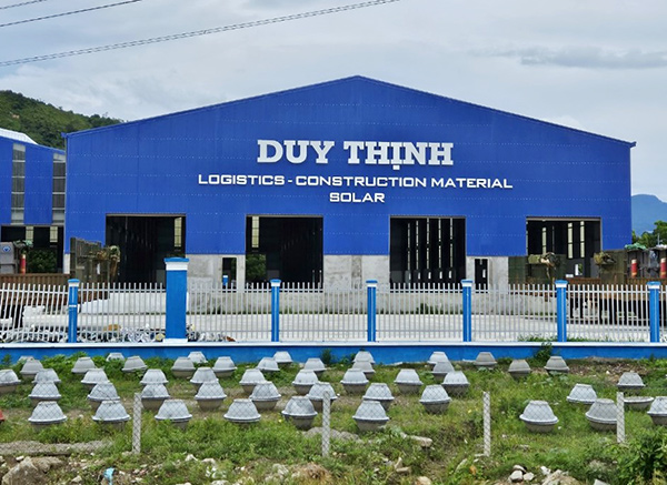 Trung tâm Logistics và sản xuất điện mặt trời Duy Thịnh sắp đi vào hoạt động.