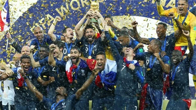 
Pháp đã vươn lên số 1 thế giới sau khi giành chức vô địch World Cup 2018
