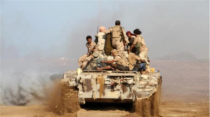 Lực lượng ủng hộ chính phủ Yemen. (Nguồn: AFP).
