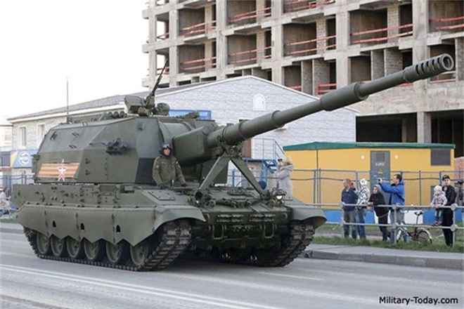 Ảnh: Sức mạnh siêu pháo tự hành 2S35 Koalitsiya-SV của Nga - Ảnh 1.