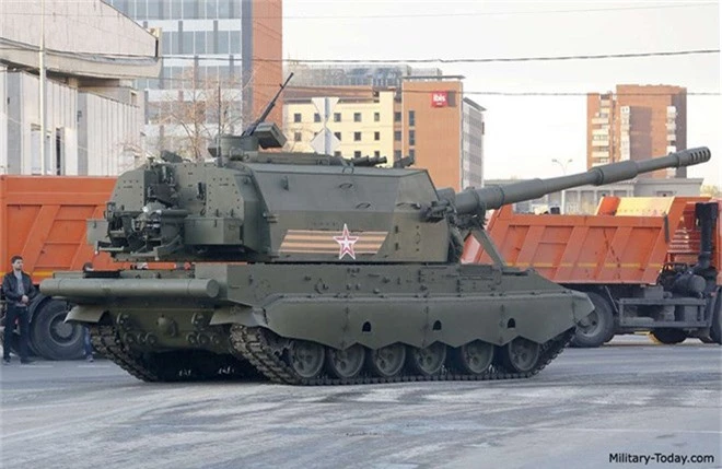 Ảnh: Sức mạnh siêu pháo tự hành 2S35 Koalitsiya-SV của Nga - Ảnh 4.