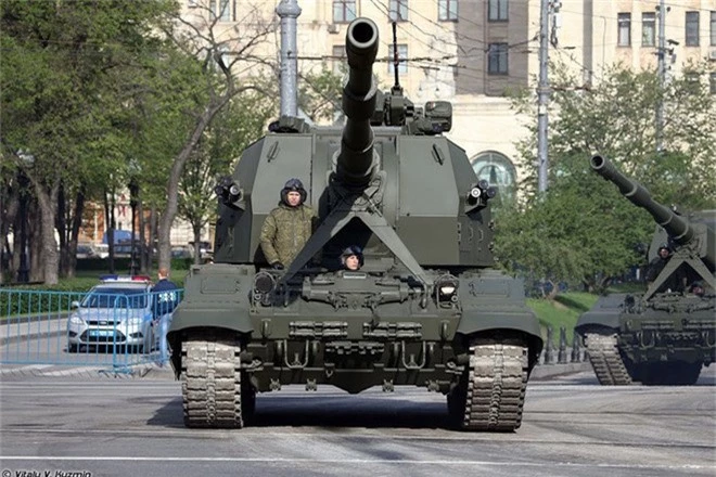 Ảnh: Sức mạnh siêu pháo tự hành 2S35 Koalitsiya-SV của Nga - Ảnh 8.