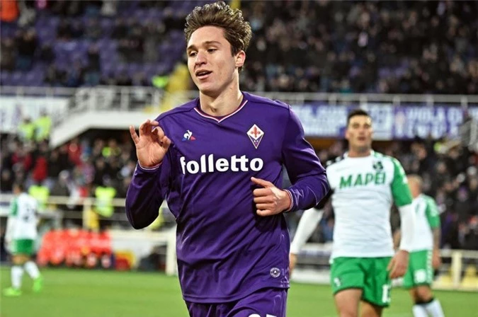 6. Federico Chiesa (Fiorentina, 63,6 triệu euro).