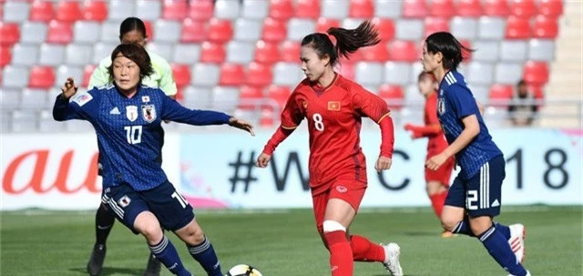 Đội tuyển nữ Việt Nam thua đậm Nhật Bản trong trận đấu thứ 2 của mình tại Asiad 2018