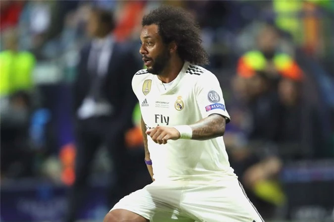 Hậu vệ trái: Marcelo (Real Madrid).