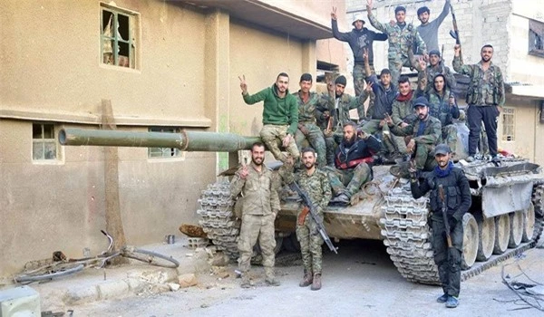 Binh lính Syria tại Idlib. 
