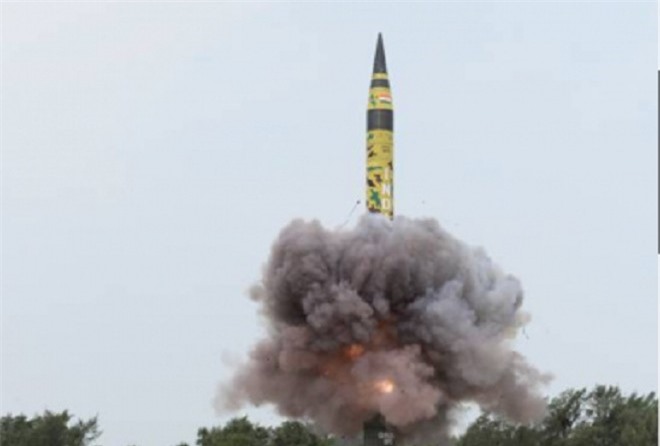 Ấn Độ lên lịch đưa tên lửa Agni-V vào biên chế