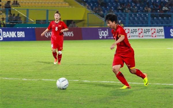 Đội tuyển bóng đá nữ Việt Nam gặp Đài Bắc Trung Hoa ở tứ kết Asiad 2018