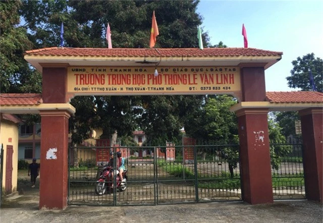 
Trường THPT Lê Văn Linh (huyện Thọ Xuân, Thanh Hóa) là một trong 5 đơn vị giải thể trong đợt này.
