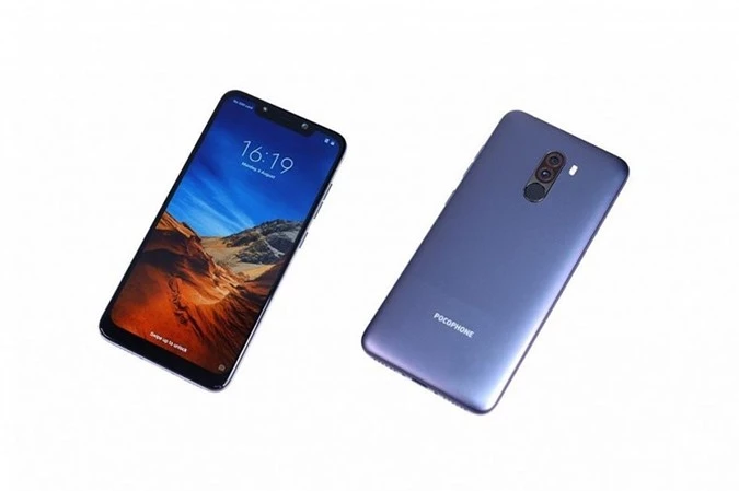 Xiaomi Pocophone F1 sử dụng vỏ nhựa nguyên khối. Máy có kích thước 155,5 x 75,3 x 8,8 mm, cân nặng 180 g.