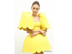 Minh Hằng bị ví như chú vịt con khi diện váy xoè