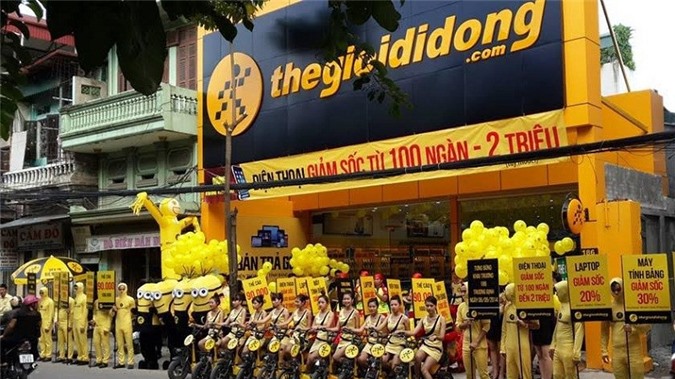 Lãi ròng Thế Giới Di Động tăng 39% trong 7 tháng