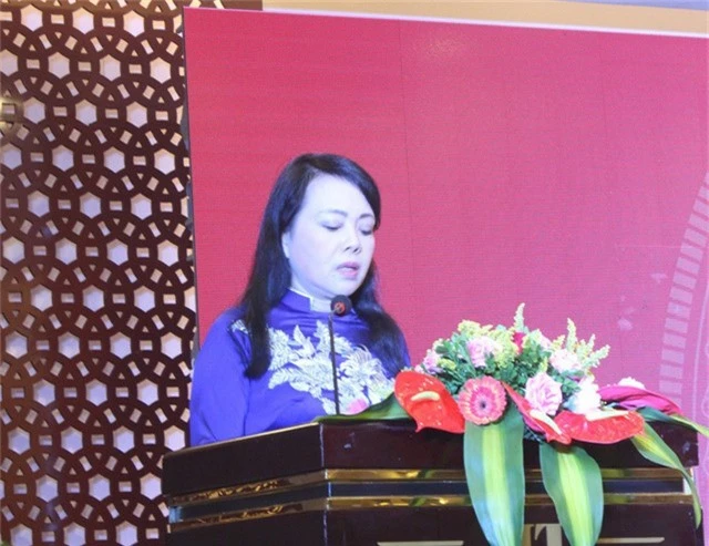 Bộ trưởng Nguyễn Thị Kim Tiến phát biểu tại Hội nghị