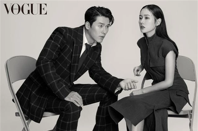 Hyun Bin - Son Ye Jin đẹp xuất thần trên tạp chí Vogue Korea - Ảnh 1.