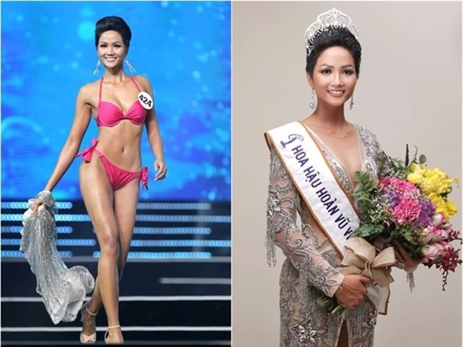 Mãi đến khi tham gia Hoa hậu Hoàn vũ Việt Nam 2017, HHen Niê bất ngờ tỏa sáng, vượt qua nhiều ứng viên nặng ký khác giành vương miện. Cô trở thành người dân tộc thiểu số đầu tiên đăng quang một cuộc thi nhan sắc cấp quốc gia. Sắp tới, người đẹp 26 tuổi sẽ đại diện Việt Nam dự thi Miss Universe 2018 tổ chức tại Thái Lan. Hiện cô được đánh giá cao và dự đoán vào top 5 cuộc thi.
