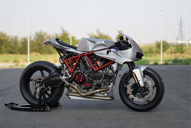 Chiêm ngưỡng vẻ đẹp của xe độ Ducati Cafe fighter