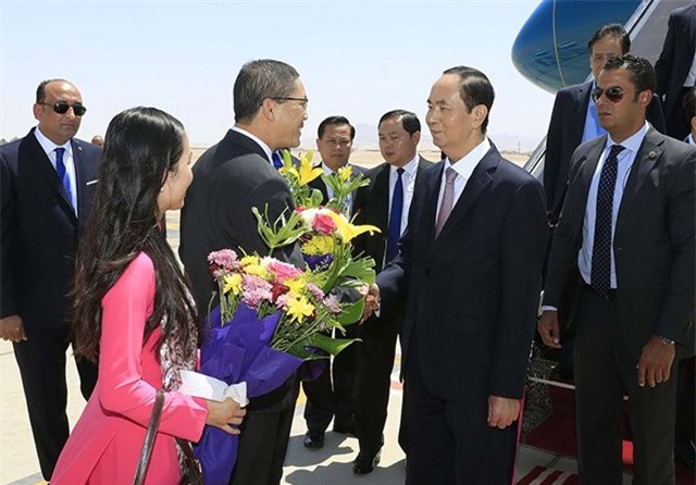 Lần đầu tiên Chủ tịch nước Việt Nam thăm chính thức Ai Cập