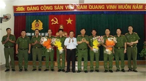 Công An thành Phố Hải Phòng và huyện An Lão biểu dương lực lượng phá án.