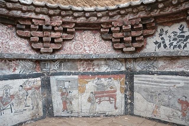 Cảnh tượng kinh ngạc bên trong mộ cổ của cặp đôi Trung Quốc