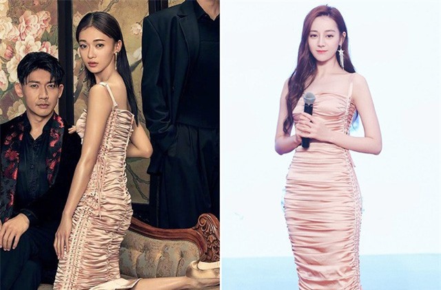 "Ngụy Anh Lạc" bị chê khi "mặc lại" váy của Địch Lệ Nhiệt Ba