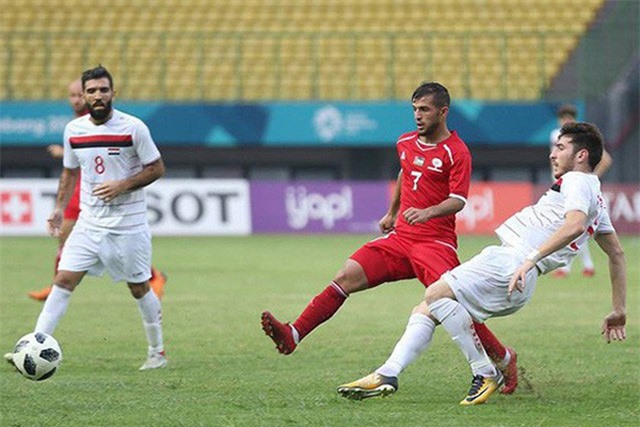 Đề phòng Olympic Việt Nam, Olympic Syria tập đá luân lưu