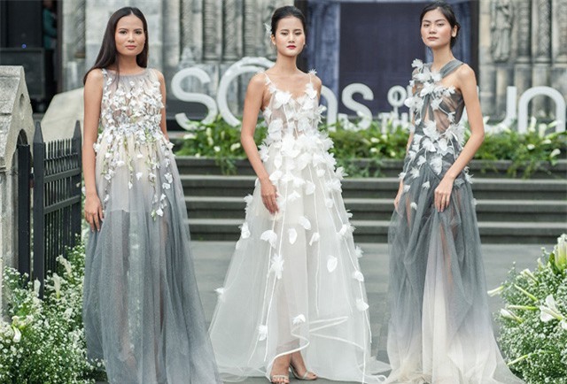 Ba người đẹp Next Top diễn thời trang cùng 150 mẫu nhí