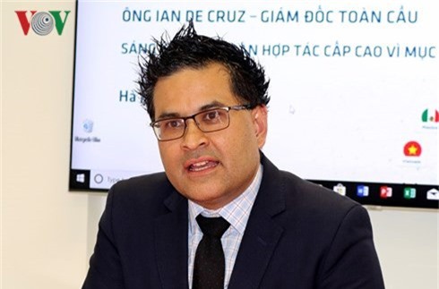 Ông Ian de Cruz, Giám đốc Toàn cầu của P4G. Ảnh: Hồng Quang.