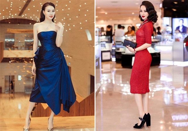 Mỹ nhân Việt chuộng váy xiết eo