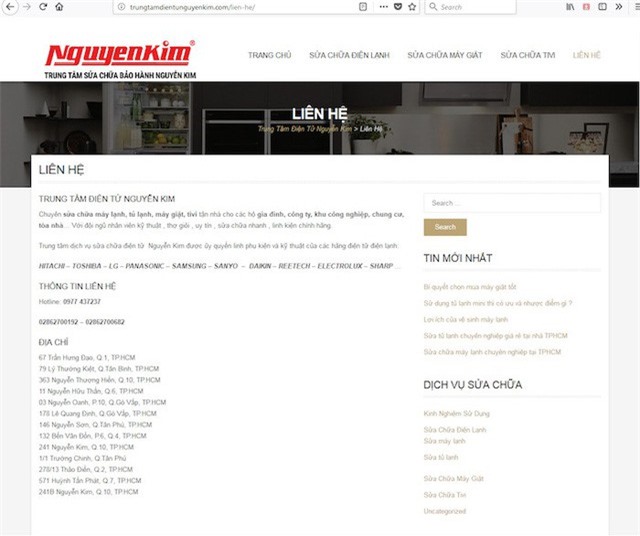 Giả mạo siêu thị điện máy, “chặt chém” sửa chữa, bảo hành thiết bị với giá cao