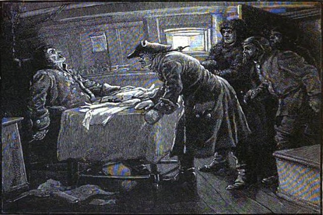 Con tàu ma Octavius: Thuyền trưởng chết cóng trên ghế ngồi, tay vẫn còn cầm bút viết