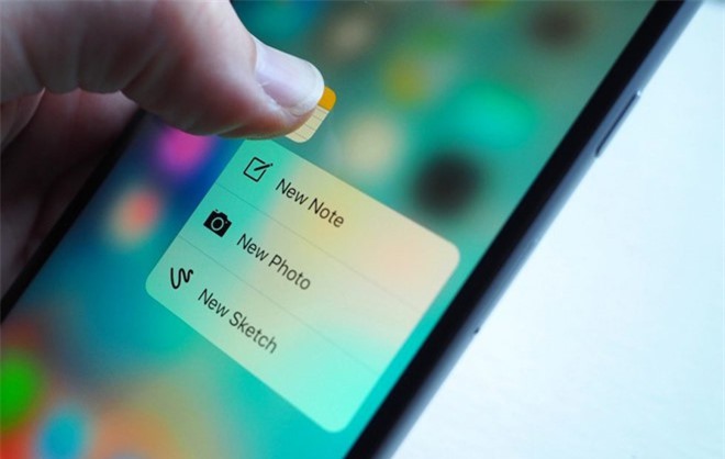 Apple có thể loại bỏ 3D Touch trên iPhone 2018