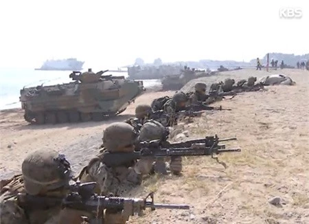 Một cuộc tập trận chung của quân đội Mỹ - Hàn