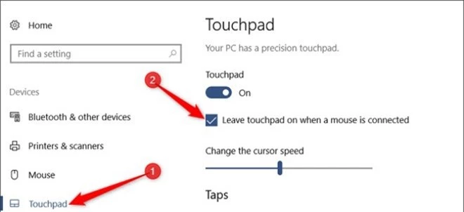 cach vo hieu hoa touchpad tren may tinh xach tay khi da co chuot hinh anh 2