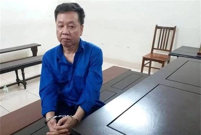 
Phạm Công Giang tại tòa.
