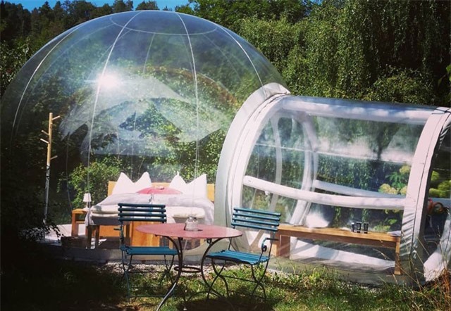 Độc đáo khách sạn bong bóng ở Bali nơi du khách hòa cùng đất trời