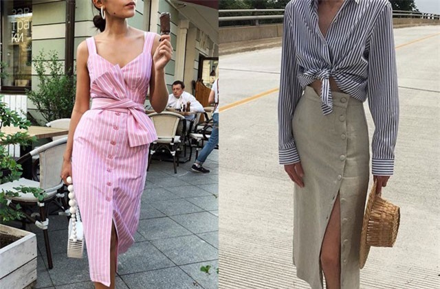 Những mẫu váy cài khuy giúp tôn nét thanh lịch cho phái đẹp