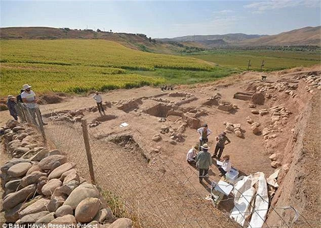 Hàng loạt ngôi mộ bí ẩn được tìm thấy ởBaşur Höyük, Thổ Nhĩ Kì. Ảnh: DailyMail