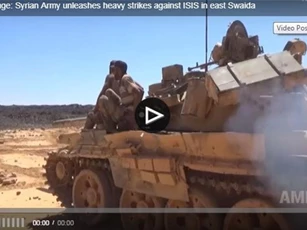 Clip: Quân đội Syria giáng đòn sấm sét vào IS ở Đông Sweida