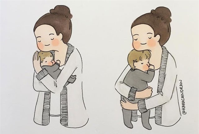 Xúc động với bộ tranh về cuộc sống 'mệt trăm bề' của mẹ